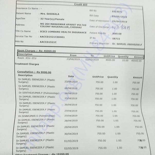 Medical Bill