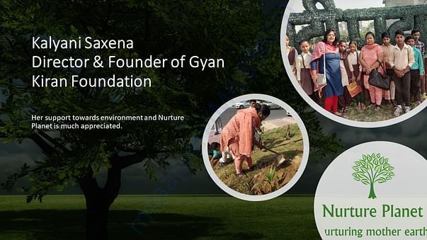 Kalyani Saxena, Founder and Director Gyan Kiran Foundation