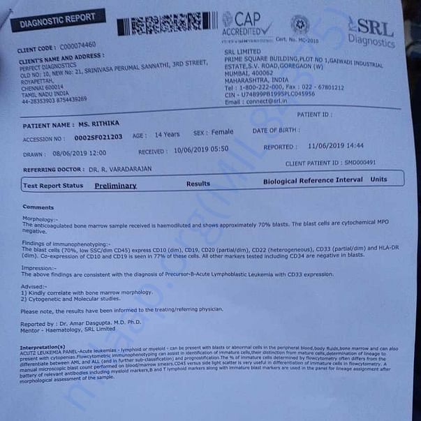 Medical Report