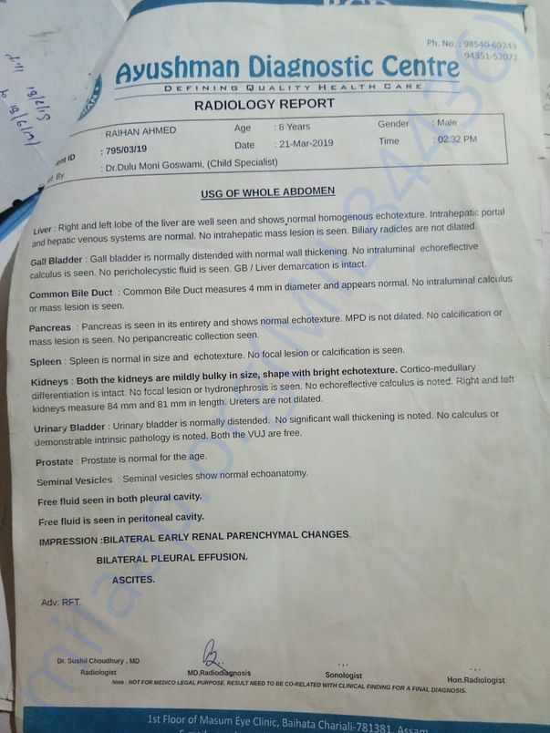 Raihan's report