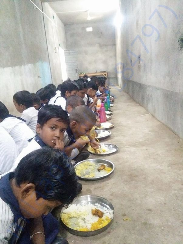 Free Mid Day Meal to Students at our School