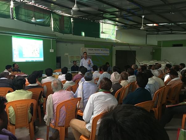 Farmer training on horticulture cultivation and drip irrigation