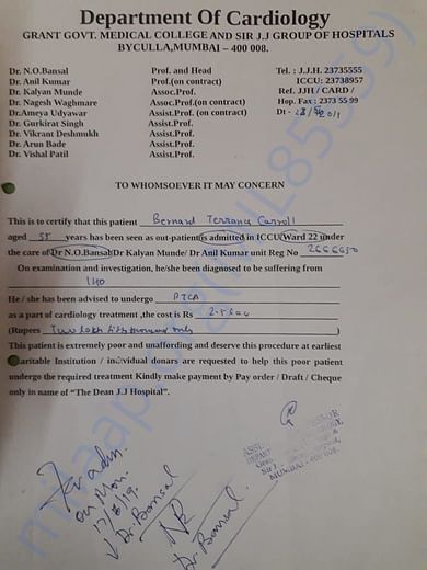 Hospital report