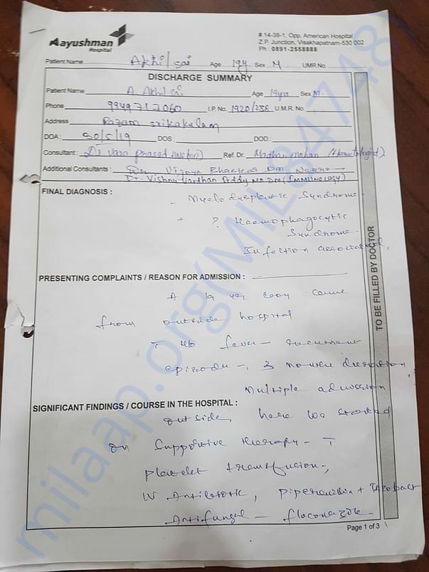 Medical reports