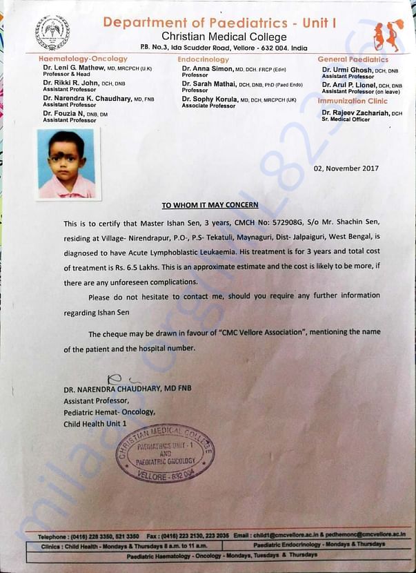 Estimate Letter