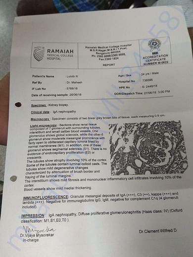 Reports of health issue