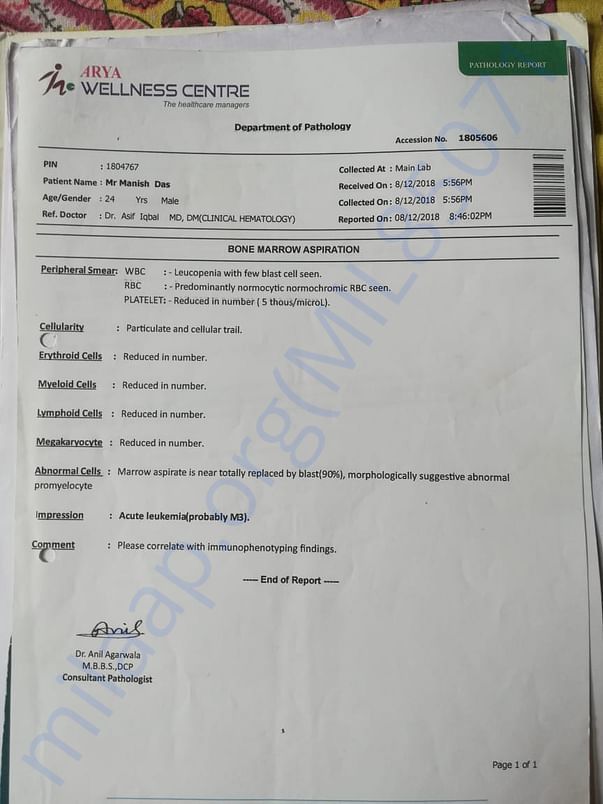 Hospital report