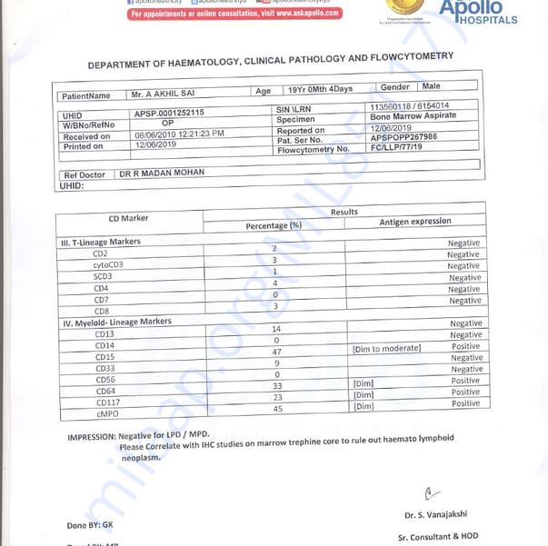Medical Report