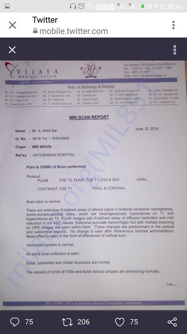 Medical reports