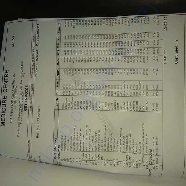Medical Bill