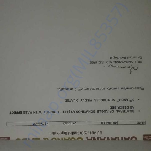 Medical Report