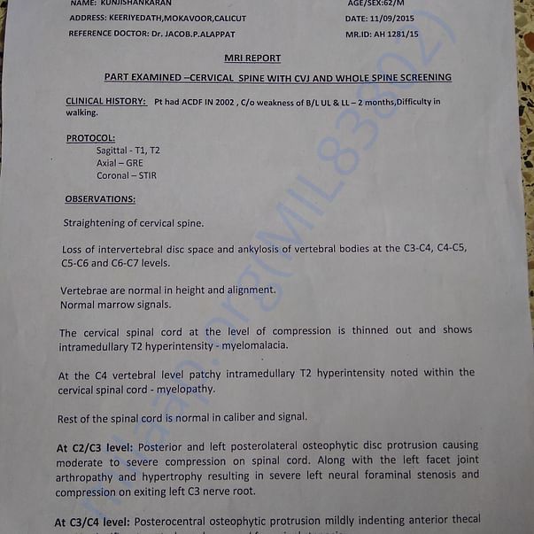 Medical Report