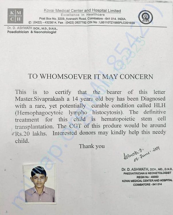 MEDICAL DOCUMENT :