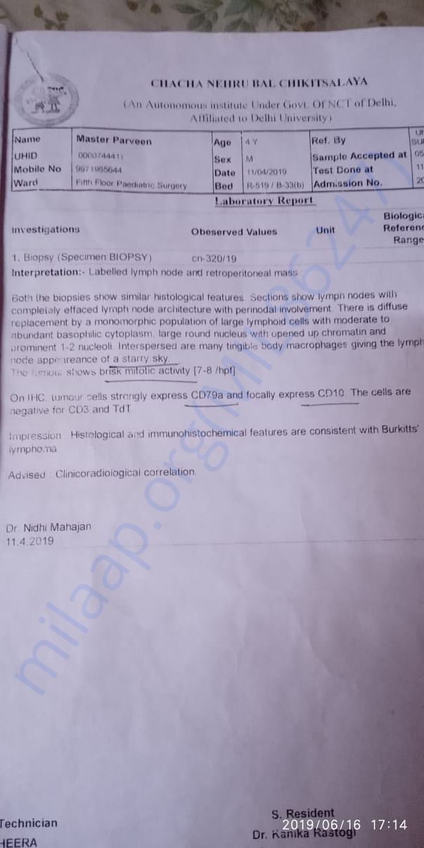Hospital report