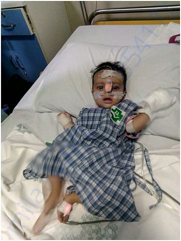Baby Mukunth Hospitalisation photo