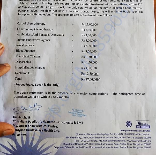 Estimation Letter