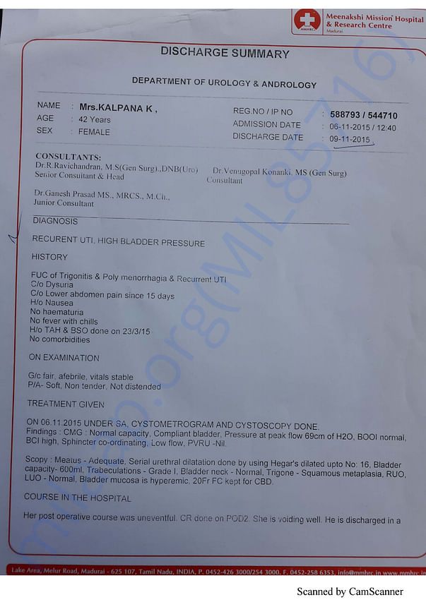 Medical Report
