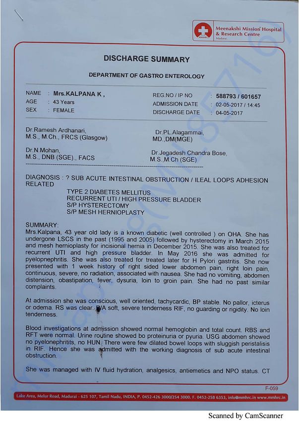 Medical Report