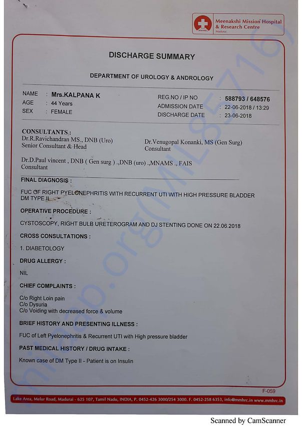 Medical Report