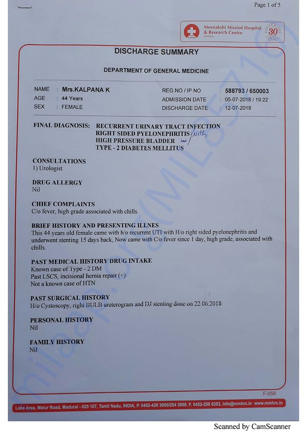 Medical Report