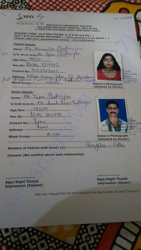 She is admitted to Max Hospital ,Delhi for liver transplantation