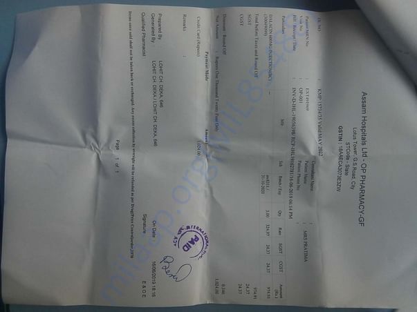 fee receipt