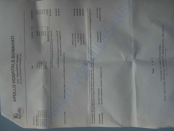 fee receipt