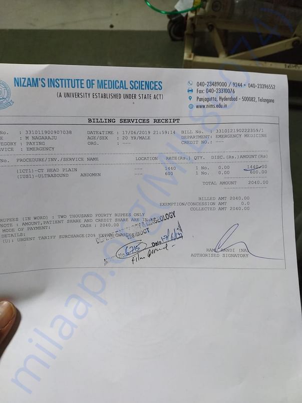 Medical bills