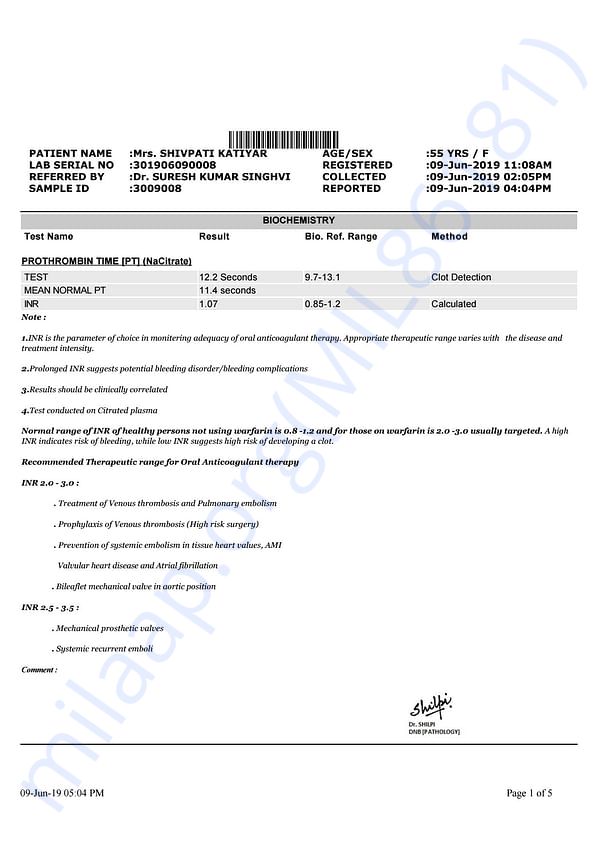 Medical Report