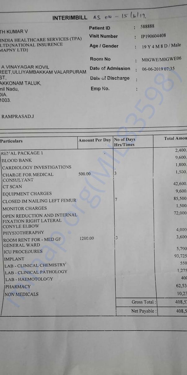One of the bill