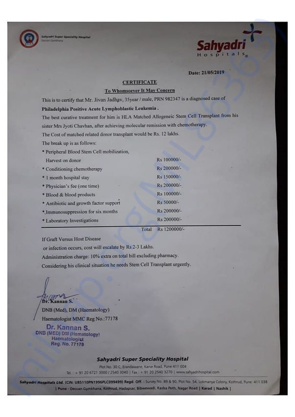 Estimation Letter