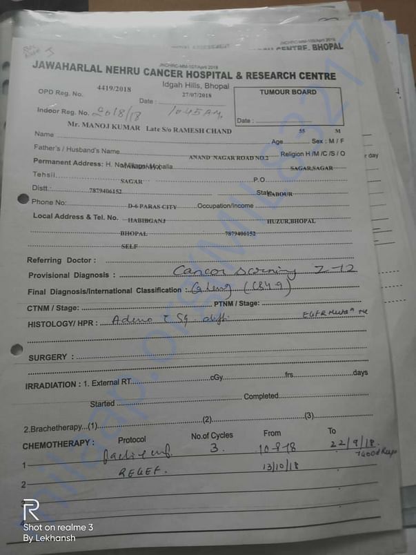 Diagnosis report