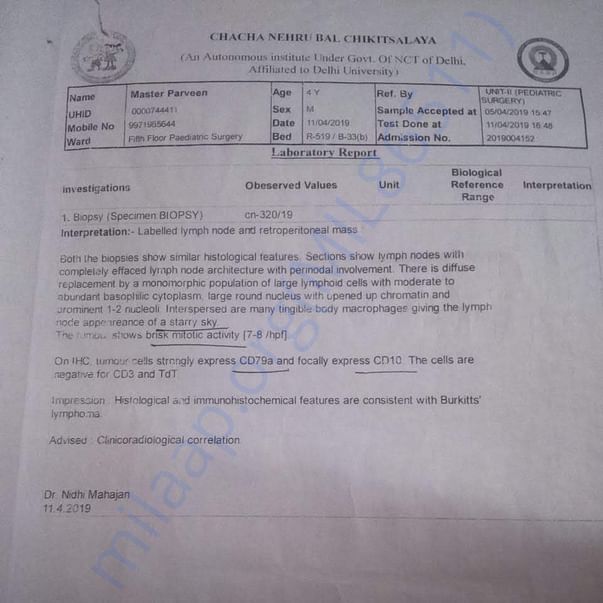 Medical Report