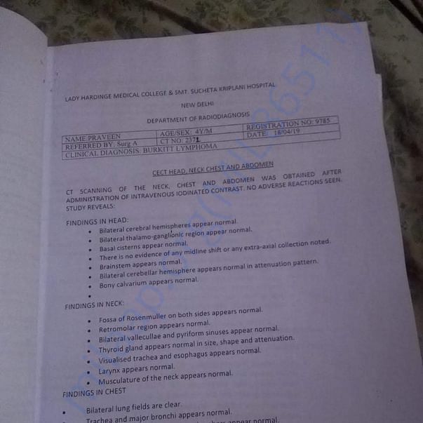 Medical Report