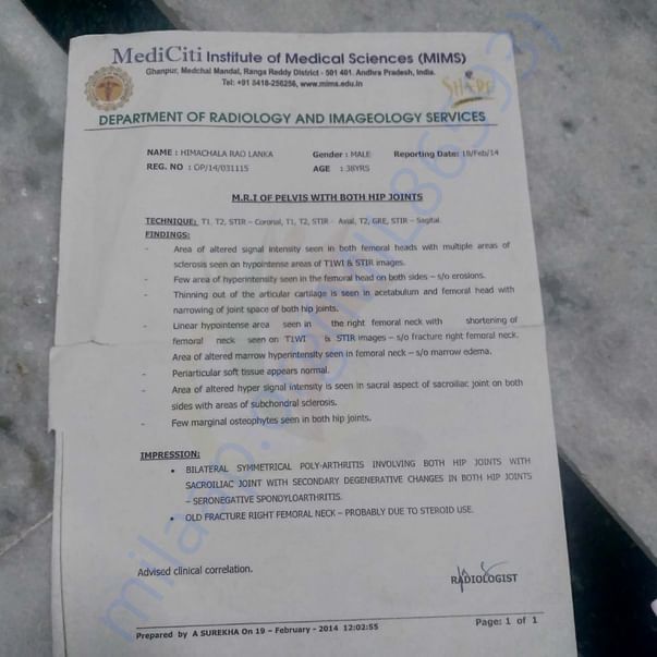Document from Hospital