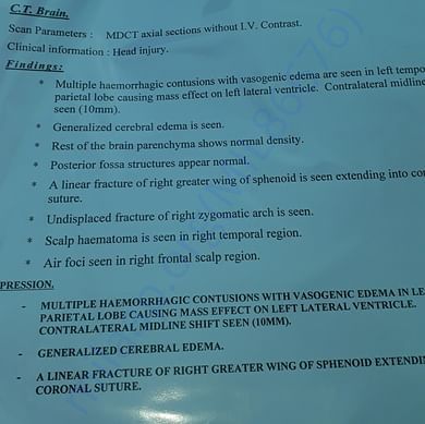 Medical Report