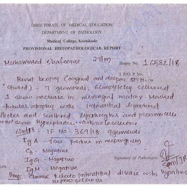Medical Report