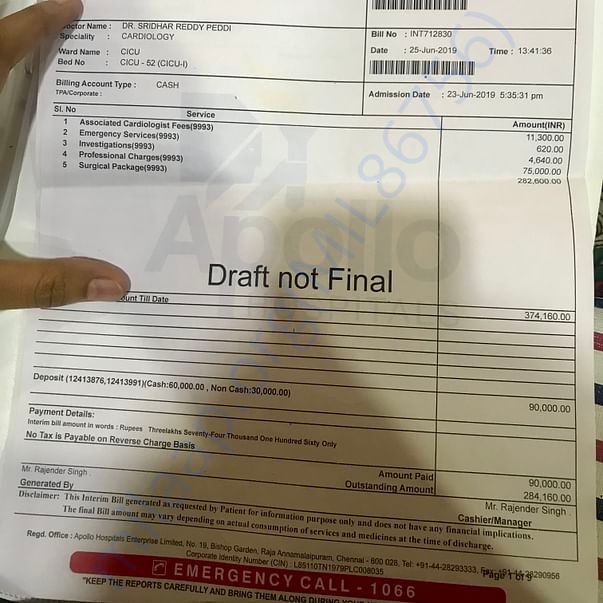 Medical Bill
