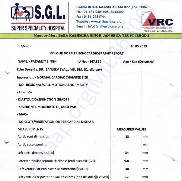 Medical Report