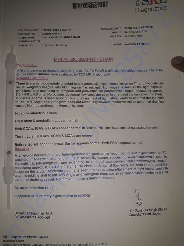 MRI Report