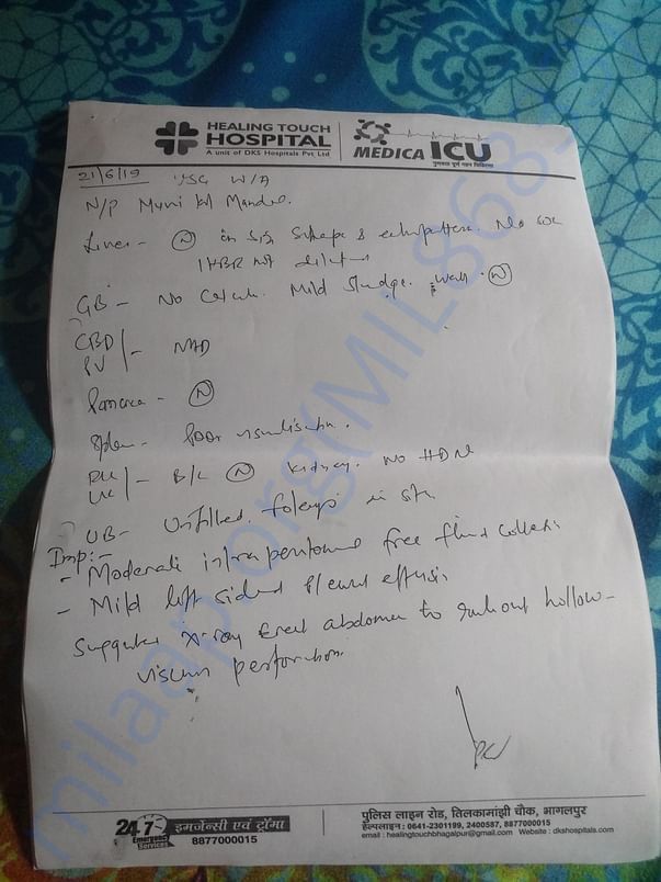 Doctors prescription