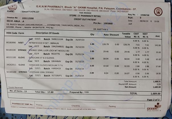 Abla - Treatment Bills