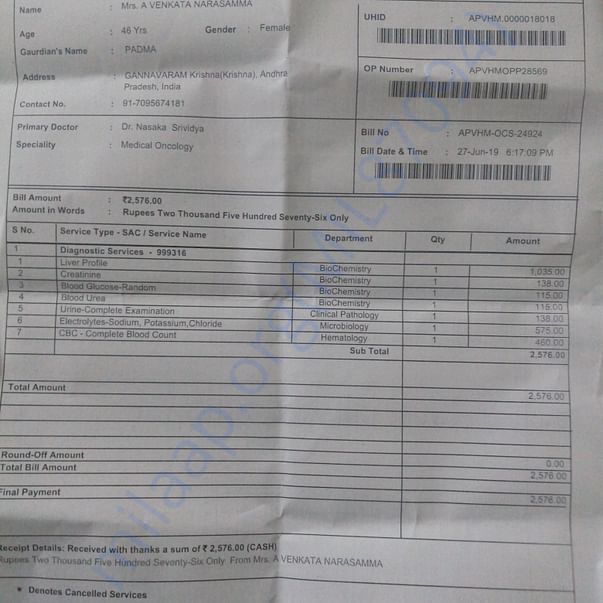 Medical Bill