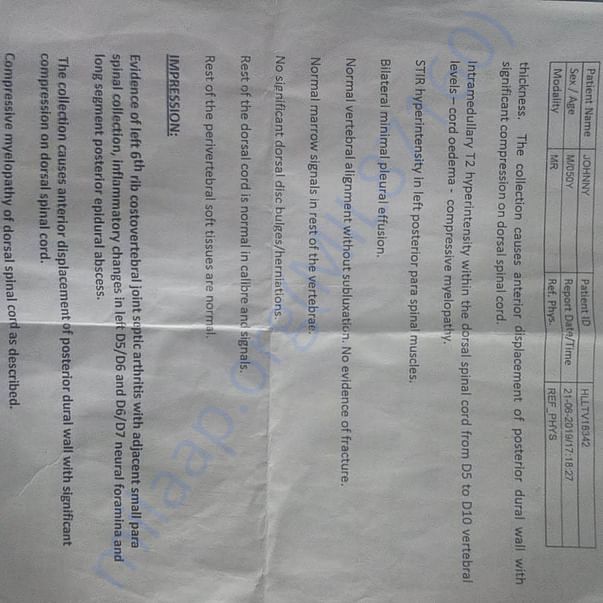 Medical Report