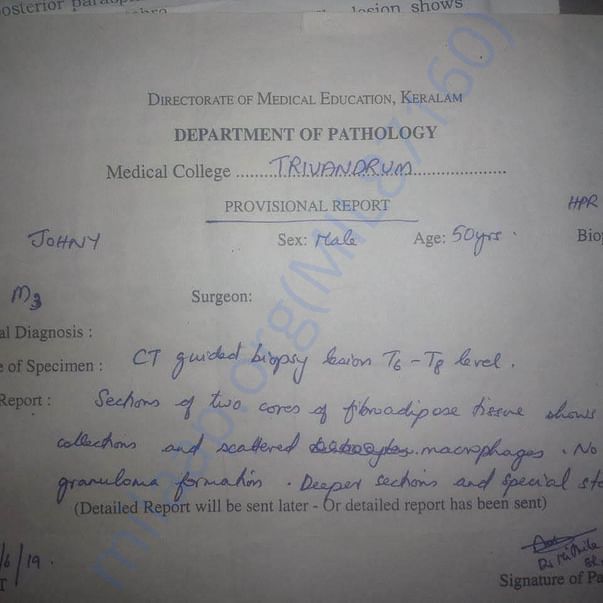 Medical Report