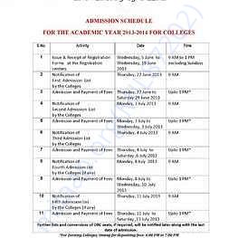 Admission letter