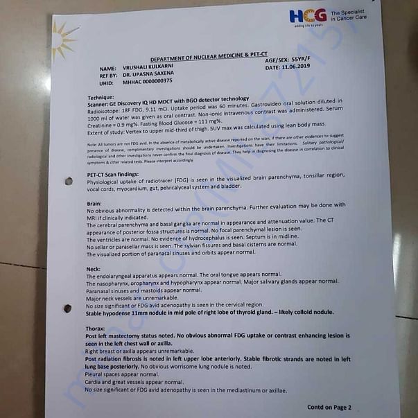 Medical Report