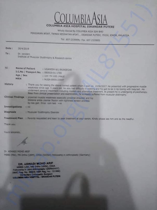 Doctor letter