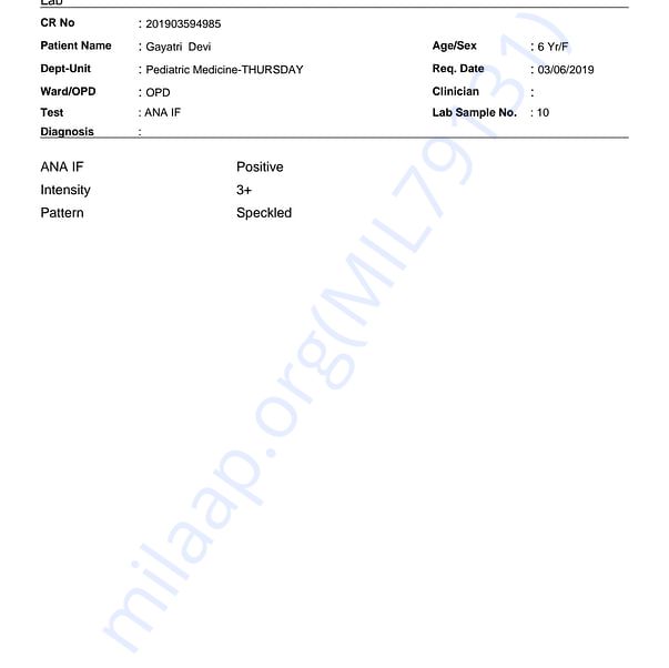 Medical Report