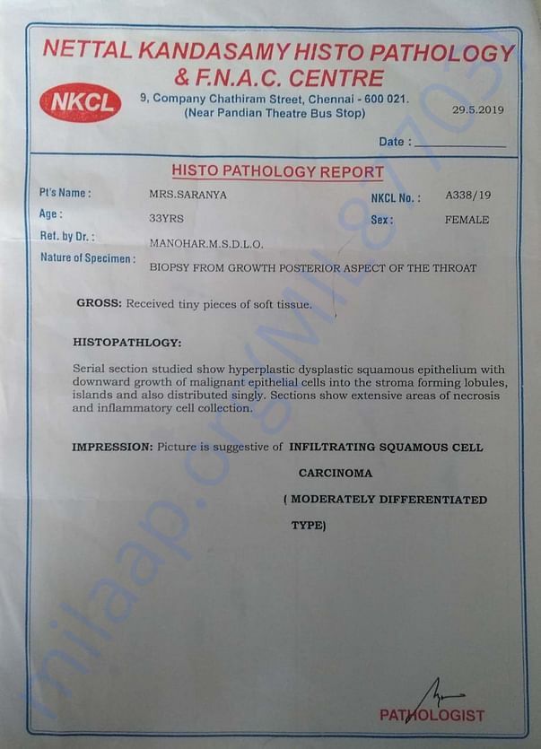 Hospital report